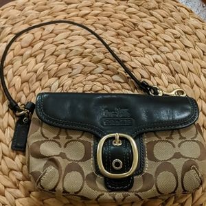 COACH Signature Wristlet